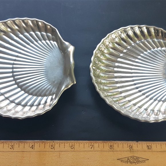 VTG BIRKS Silver PLATE SHELL SHAPED FOOTED CANDY DISH Vanity Tray 2 Available - Picture 12 of 12